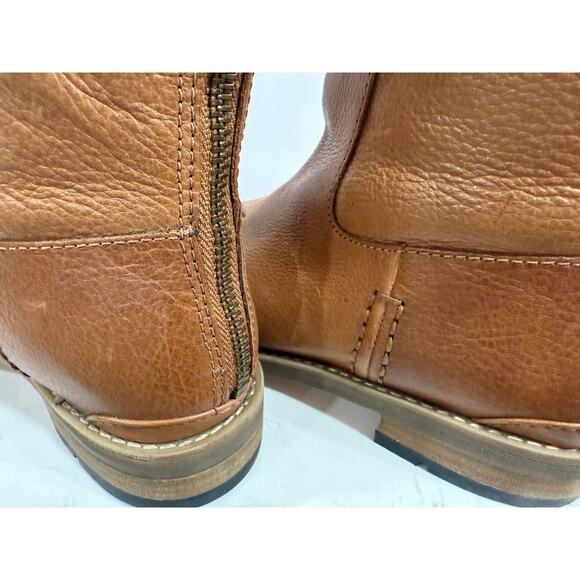 Franco Sarto Meyer Leather Knee High Boots Wide Calf Riding Minimalist Classic - Picture 6 of 14